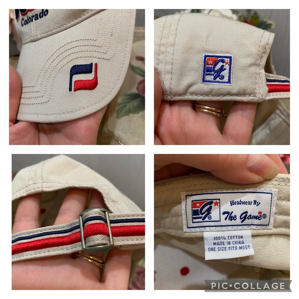 Vintage The Game Vail Colorado Adjustable Cap Hat Embroidered OSFM Unisex - Picture 10 of 15